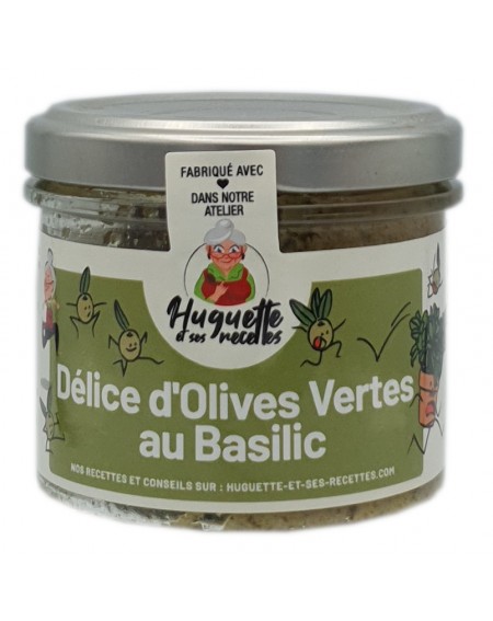 Délice d'Olives Vertes au Basilic