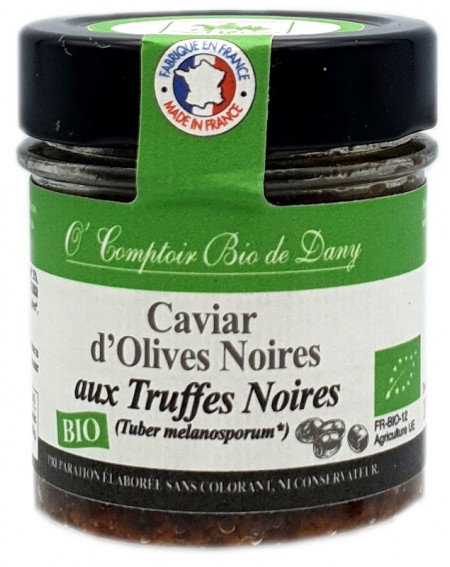 Caviar d'Olives Noires aux Truffes Noires