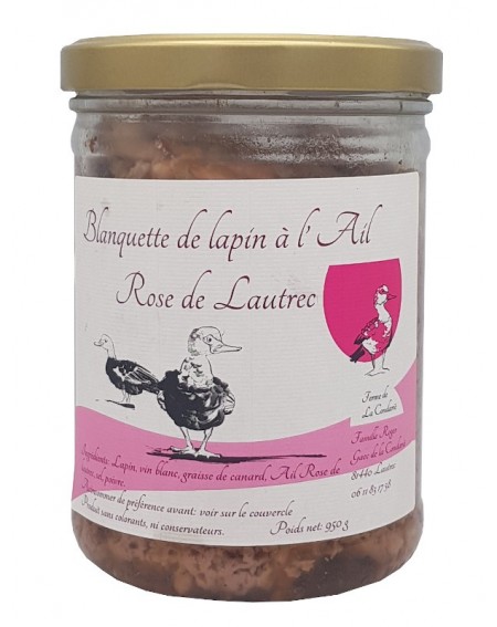 Blanquette de Lapin à L'Ail Rose de Lautrec